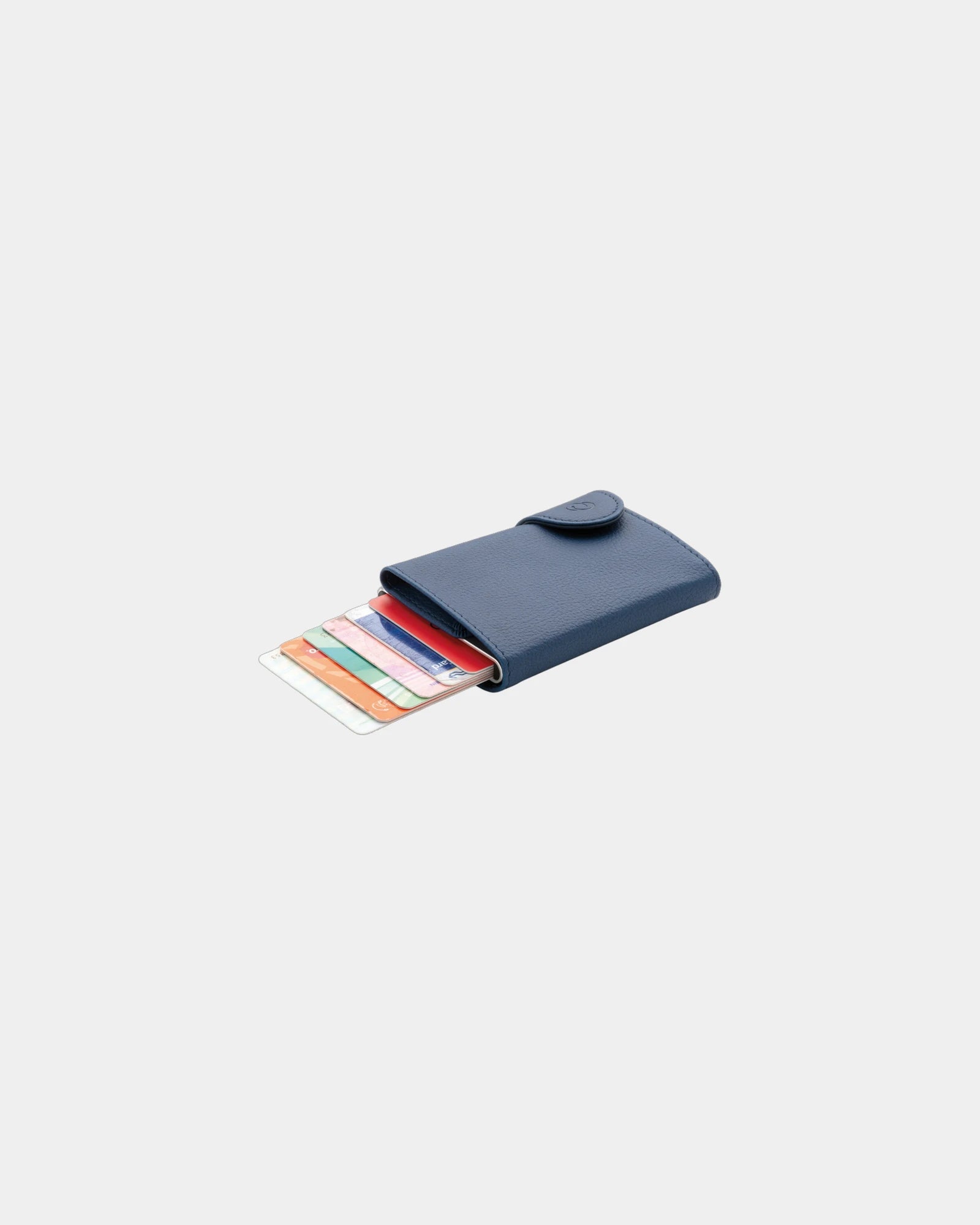 Kaarthouder anti-RFID aluminium om te personaliseren - Blauw