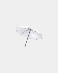 Paraplu 27" gerecycled rPET bamboe om te personaliseren - Wit