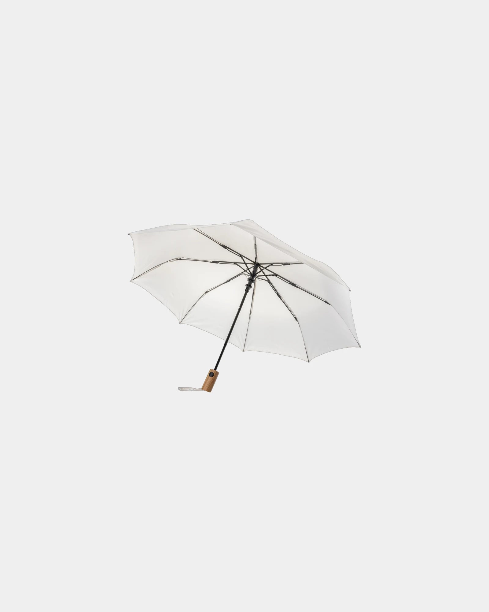 Mini paraplu gerecycled polyester om te personaliseren - Beige