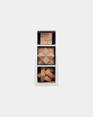Breinpuzzel hout FSC 3-delig set om te personaliseren