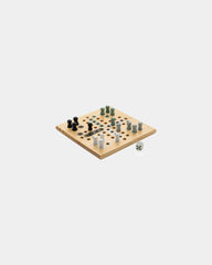 Ludo-spel hout FSC-gecertificeerd om te personaliseren - Bruin