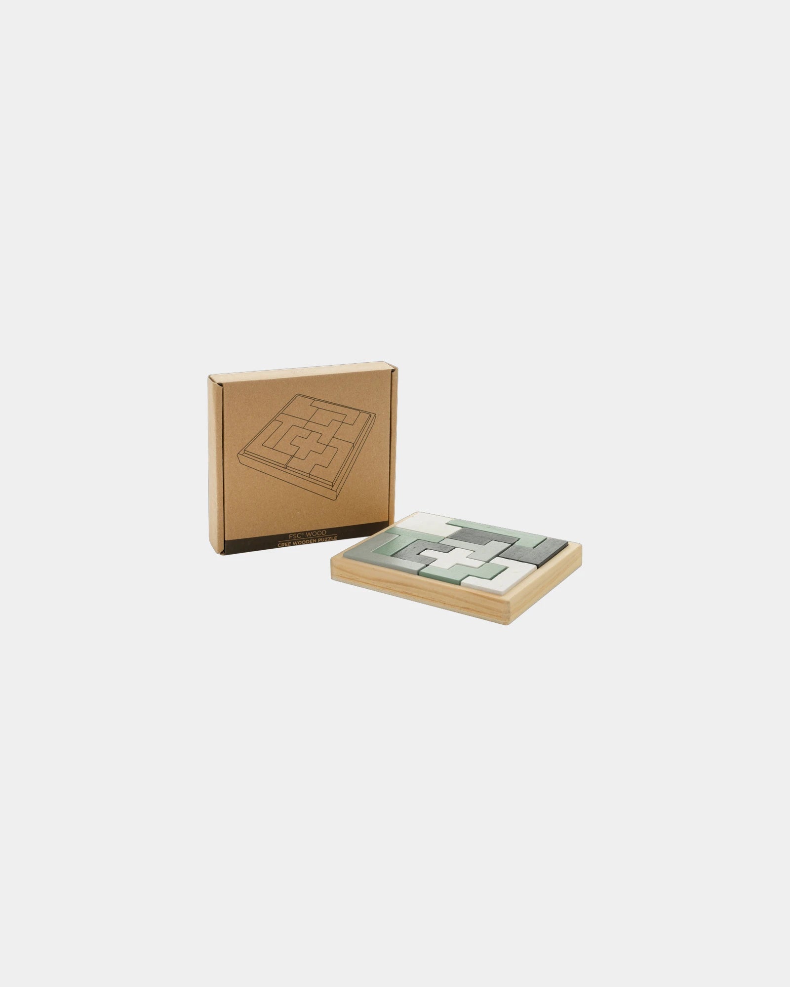 Puzzel hout FSC gecertificeerd Cree om te personaliseren - 3