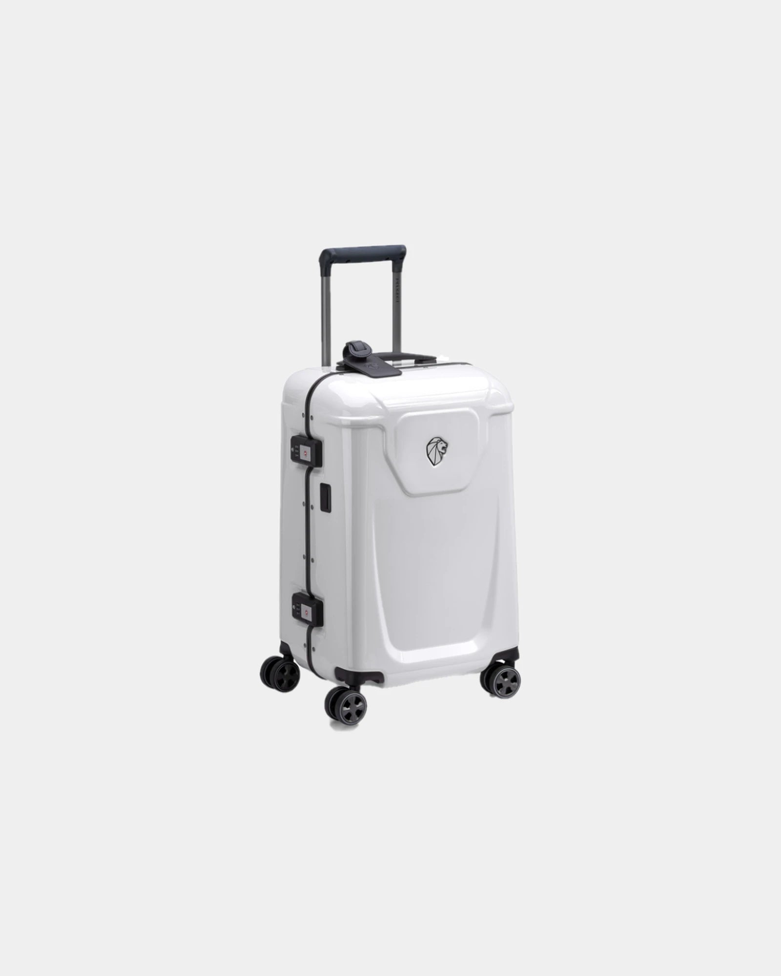 Koffer polycarbonaat Voyages 55 cm om te personaliseren - Wit