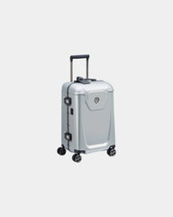 Koffer polycarbonaat Voyages 55 cm om te personaliseren - Zilver
