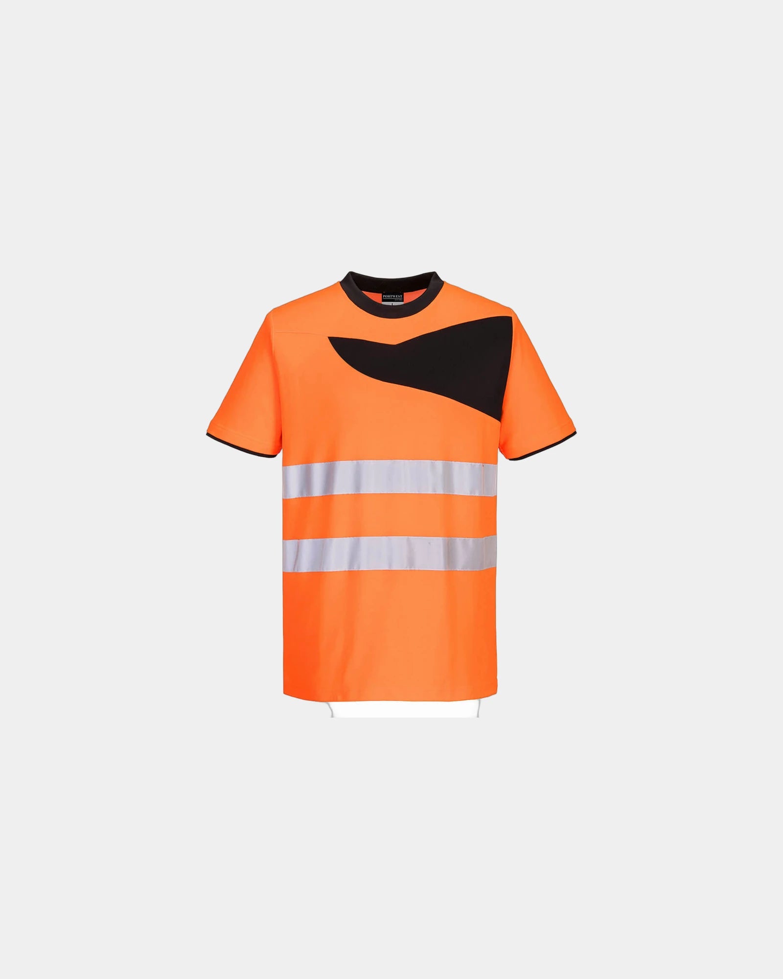T-shirt hoge zichtbaarheid om te personaliseren - Oranje