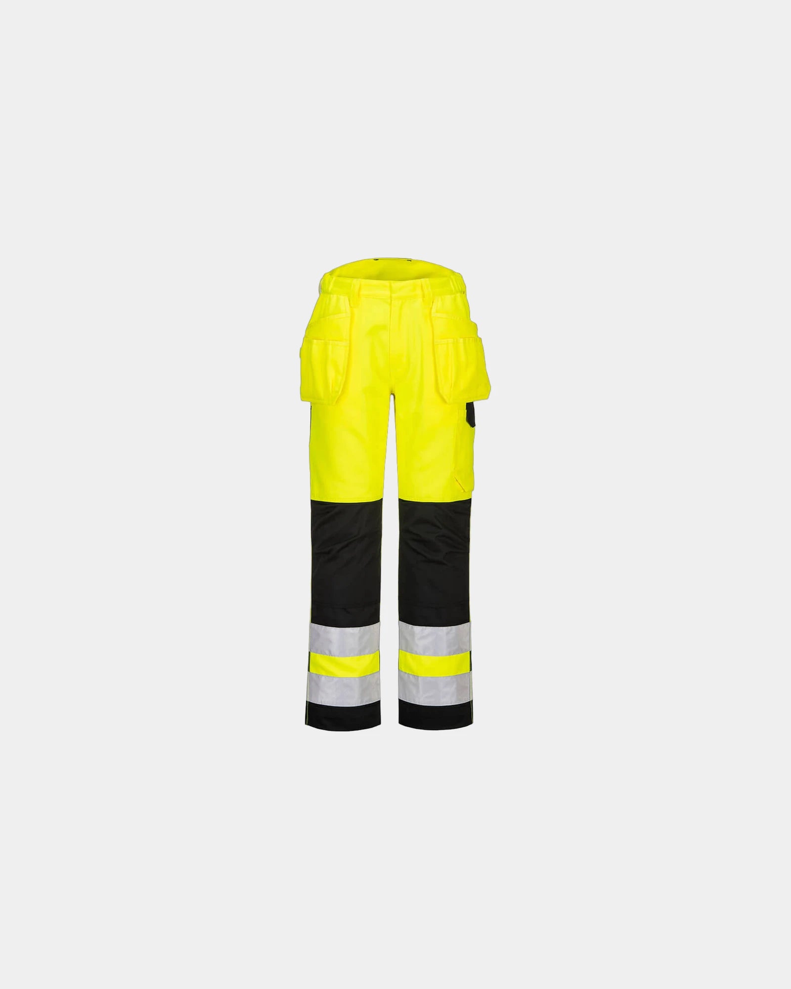 Broek Holster met hoge zichtbaarheid om te personaliseren - Geel-Zwart