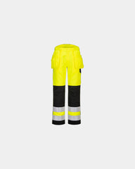 Broek Holster met hoge zichtbaarheid om te personaliseren - Geel-Zwart