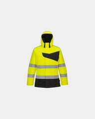 Winterparka om te personaliseren - Geel-Zwart