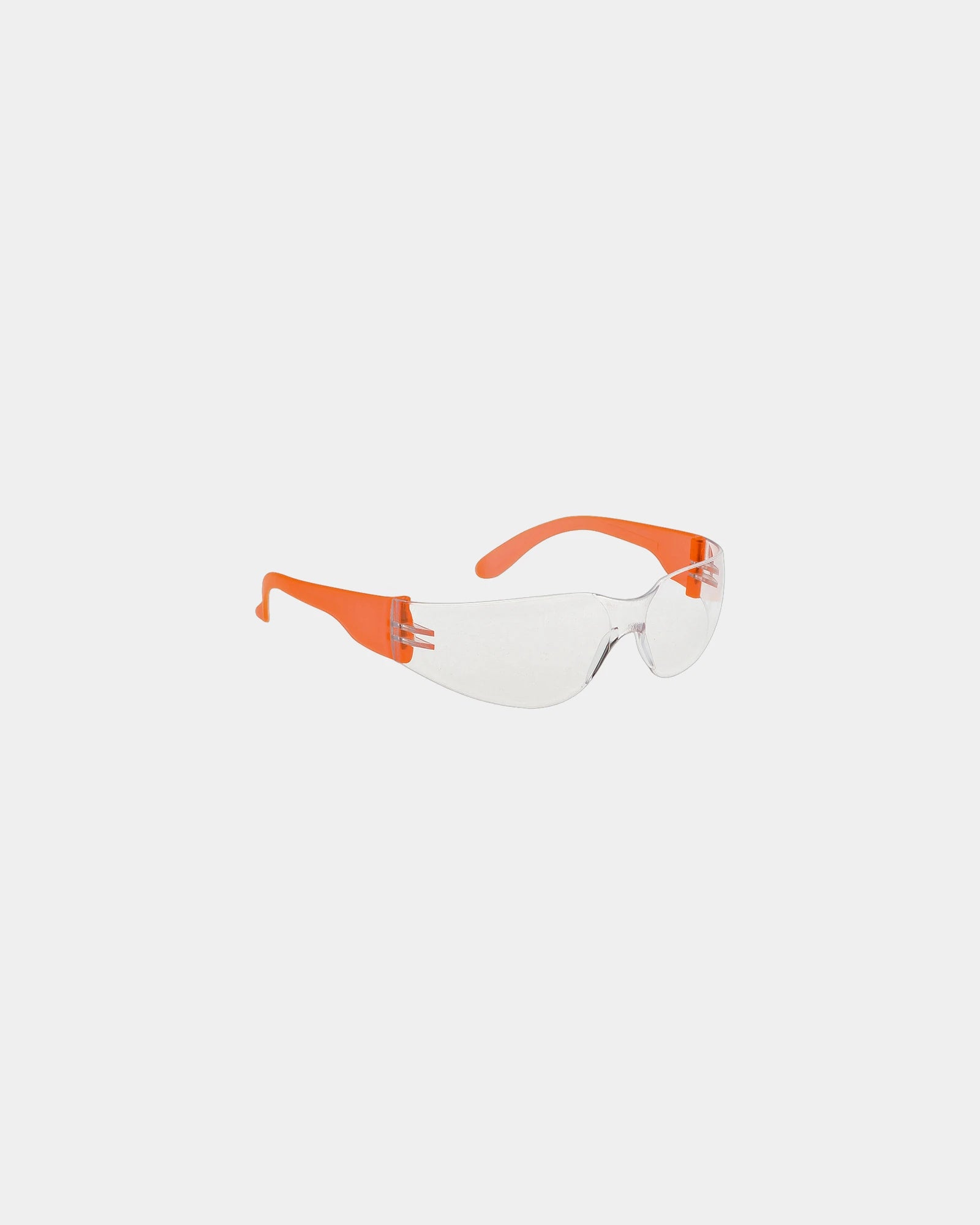 Veiligheidsbril polycarbonaat unisex om te personaliseren - Transparant-oranje