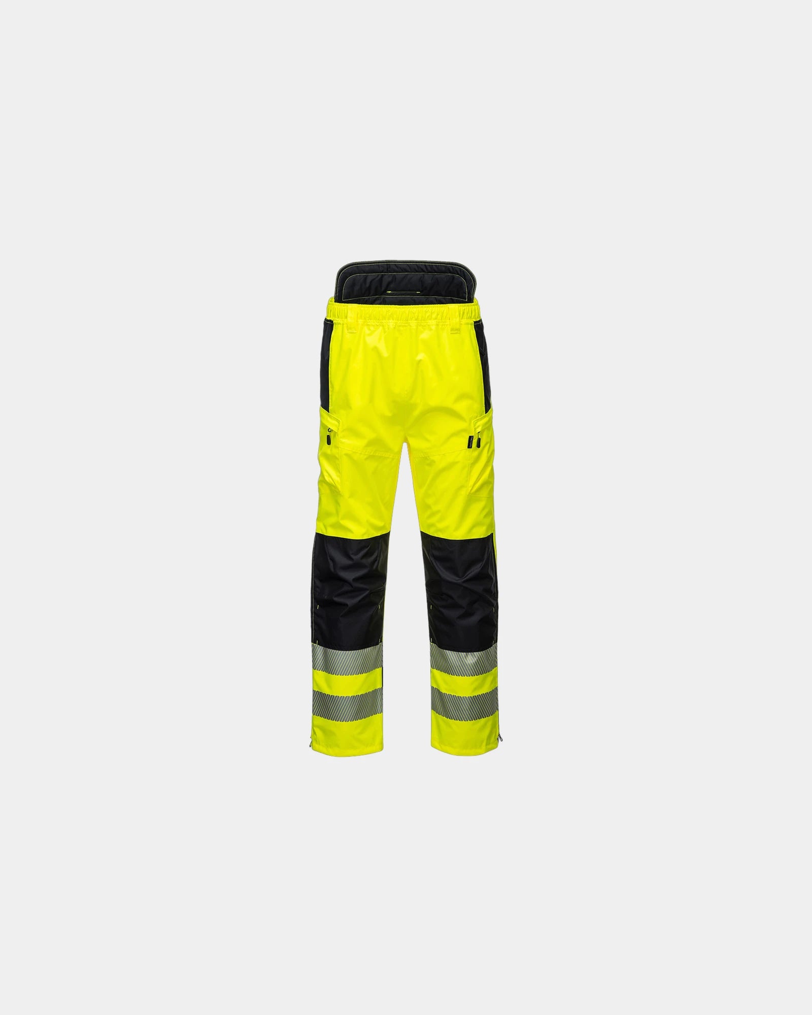 Broek hoge zichtbaarheid om te personaliseren - Geel-Zwart