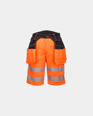 Bermuda Hi-Vis reflecterend versterkt om te personaliseren - Oranje