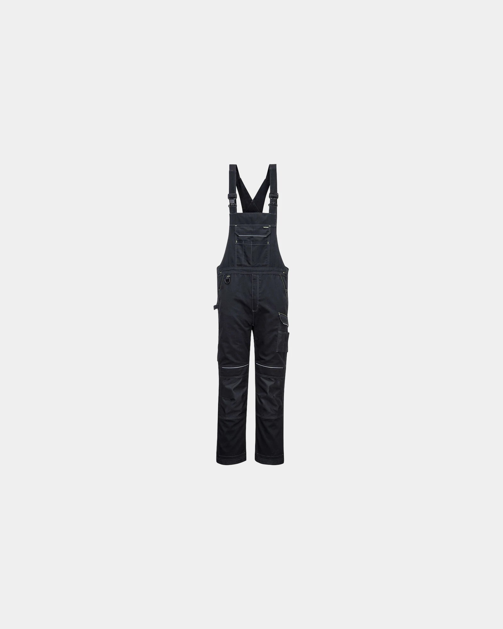 Tuinbroek polyester katoen 300 g/m² om te personaliseren - Zwart-Hemelsblauw