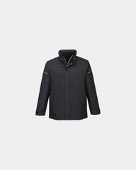 Parka thermisch waterdicht 300D PW3 om te personaliseren - Zwart-Hemelsblauw