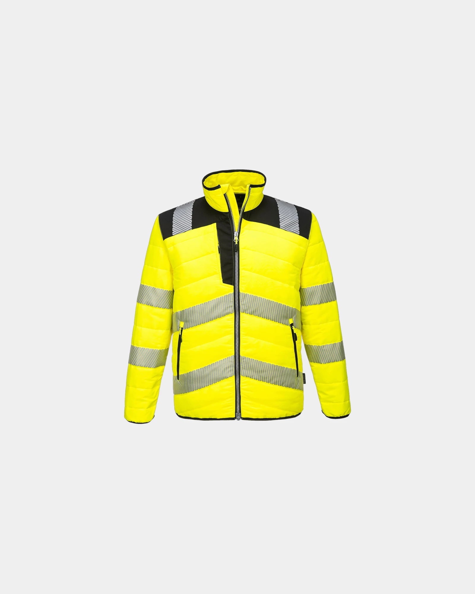Hi-vis bodywarmer polyester ripstop om te personaliseren - Geel-Zwart