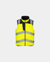 Bodywarmer omkeerbaar om te personaliseren - Geel-Zwart