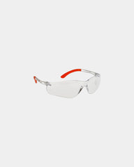 Veiligheidsbril polycarbonaat sportief om te personaliseren - Transparant-oranje