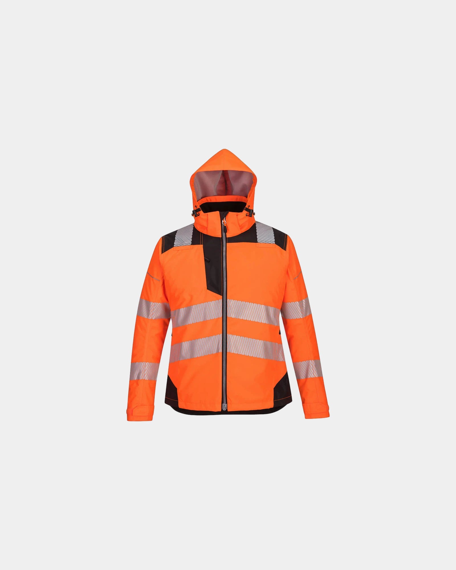 Winterparka dames vlekbestendig 300D om te personaliseren - Oranje