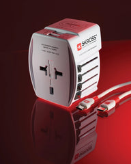 Reisadapter 65W PD USB Skross MUV om te personaliseren - 9