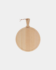 Serveerplank rond hout Boska Amigo L om te personaliseren - Bruin