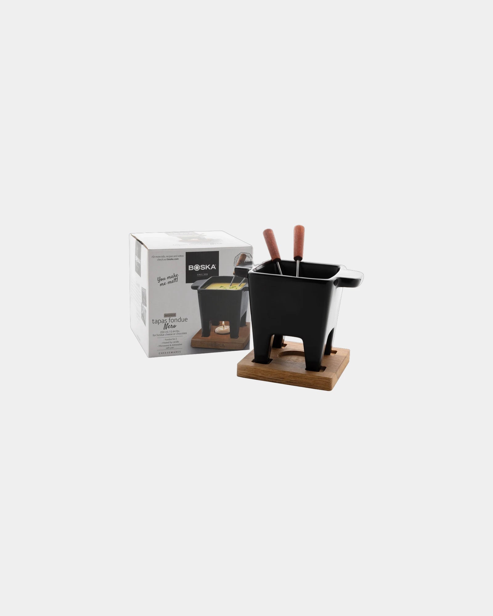 Fonduestel keramiek Tapas Nero 300ml om te personaliseren - 3