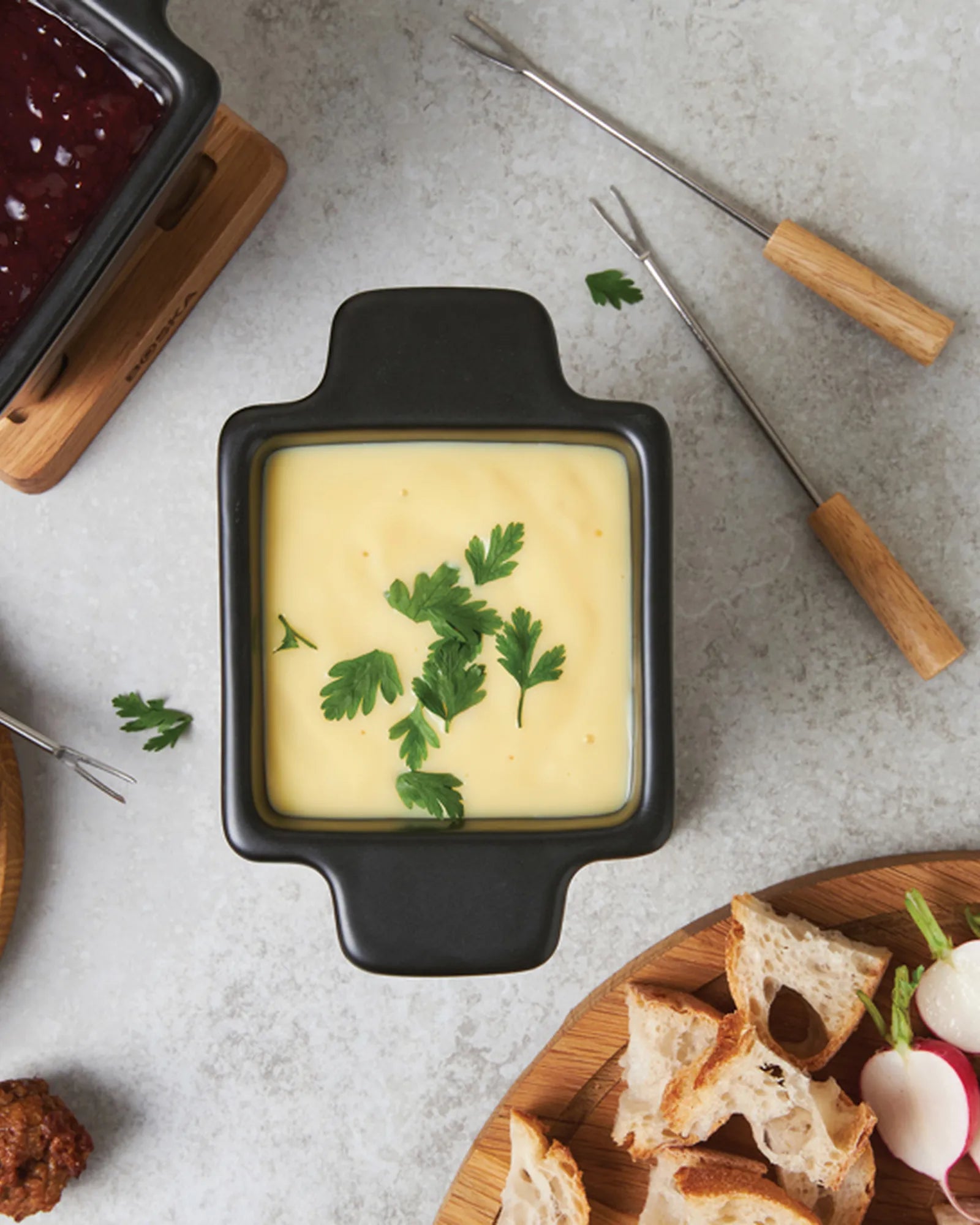 Fonduestel keramiek Tapas Nero 300ml om te personaliseren - 5