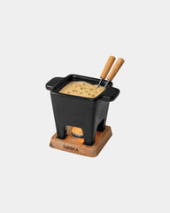 Fonduestel keramiek Tapas Nero 300ml om te personaliseren - 1