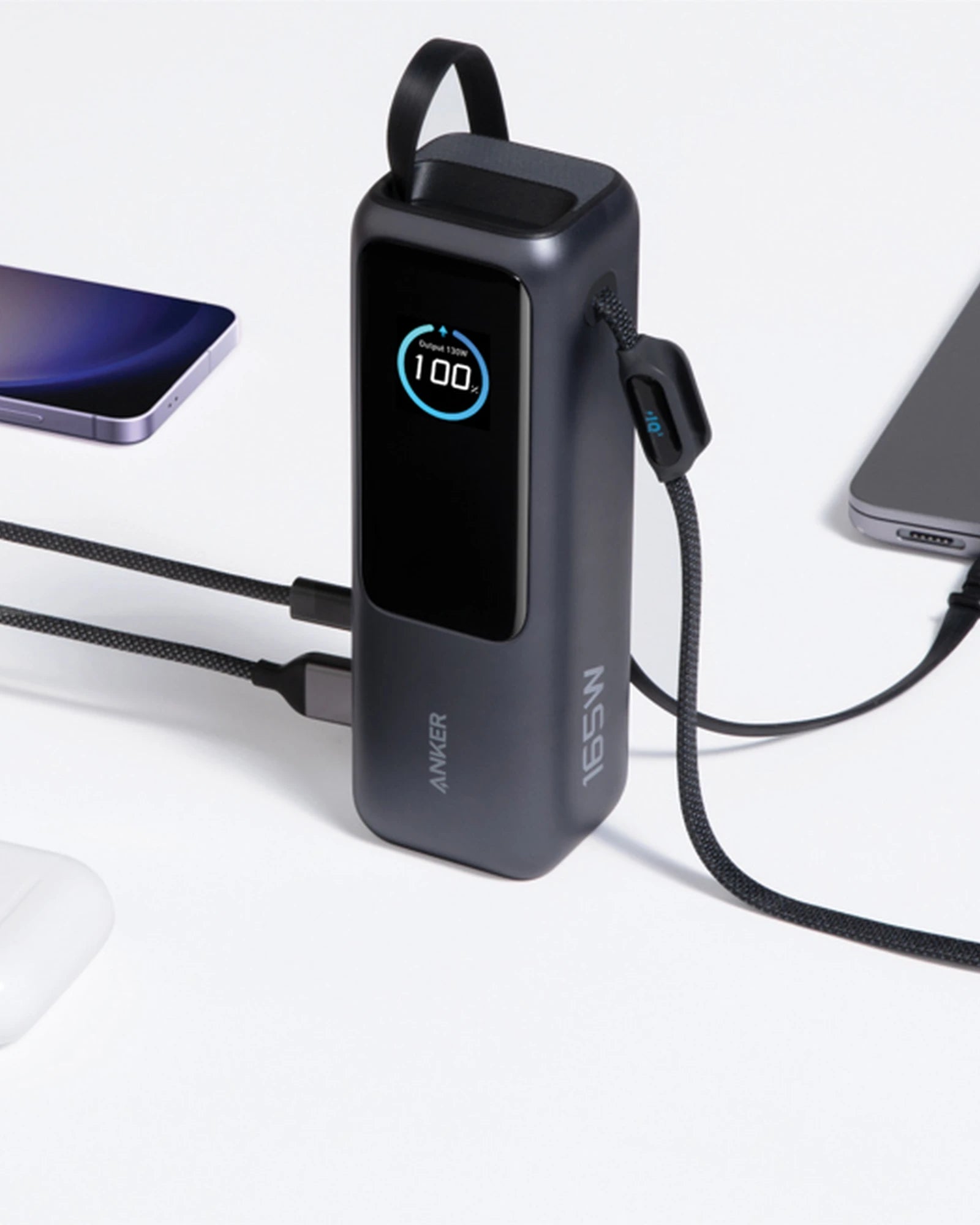 Powerbank 25.000 mAh 165W met kabel om te personaliseren - 4