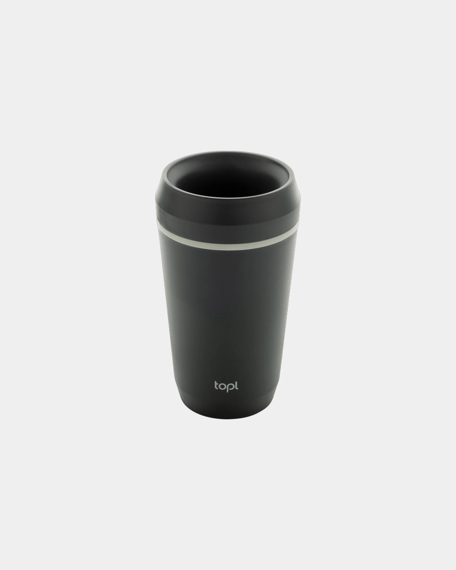 Mug gerecycled plastic 360° deksel om te personaliseren - 1