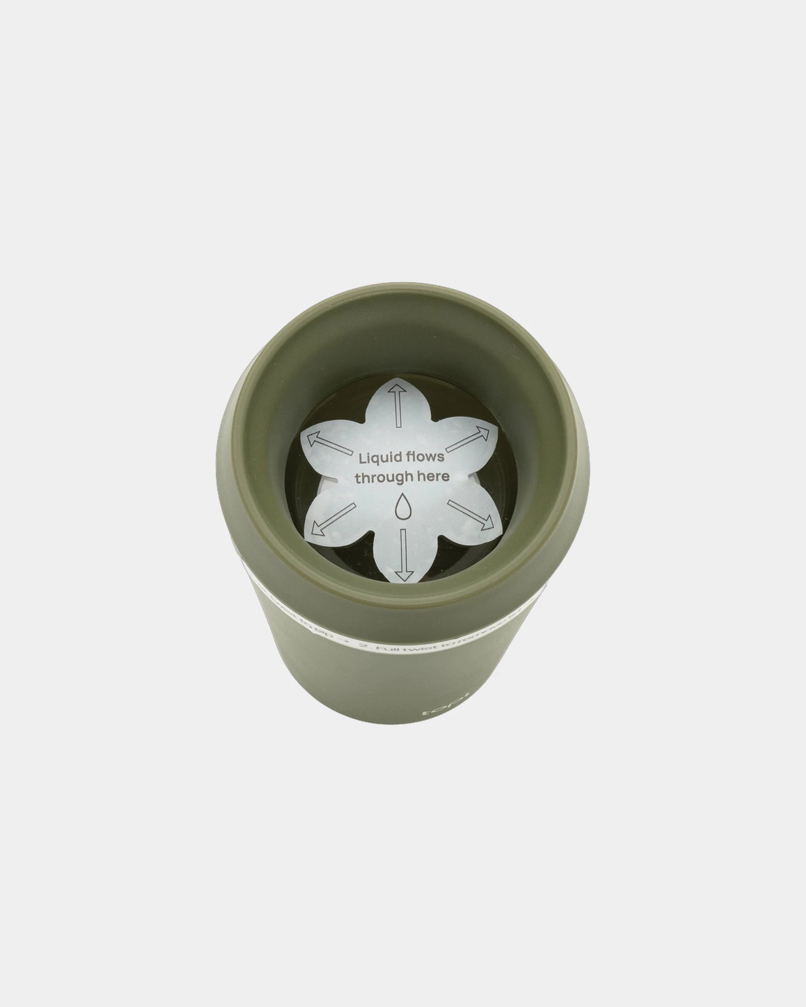 Mug gerecycled plastic 360° deksel om te personaliseren - 9