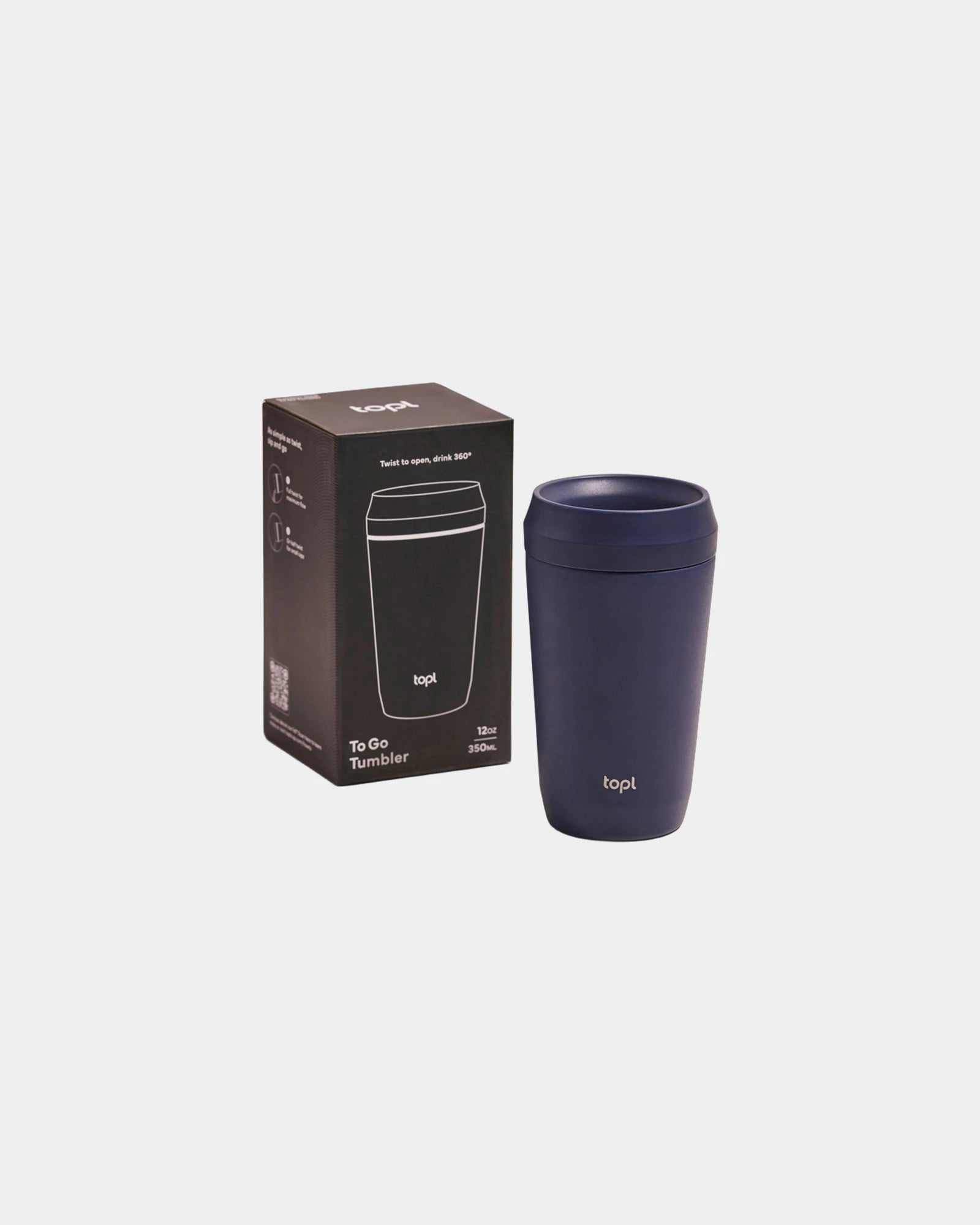 Mug gerecycled staal 354ml met deksel om te personaliseren - 6