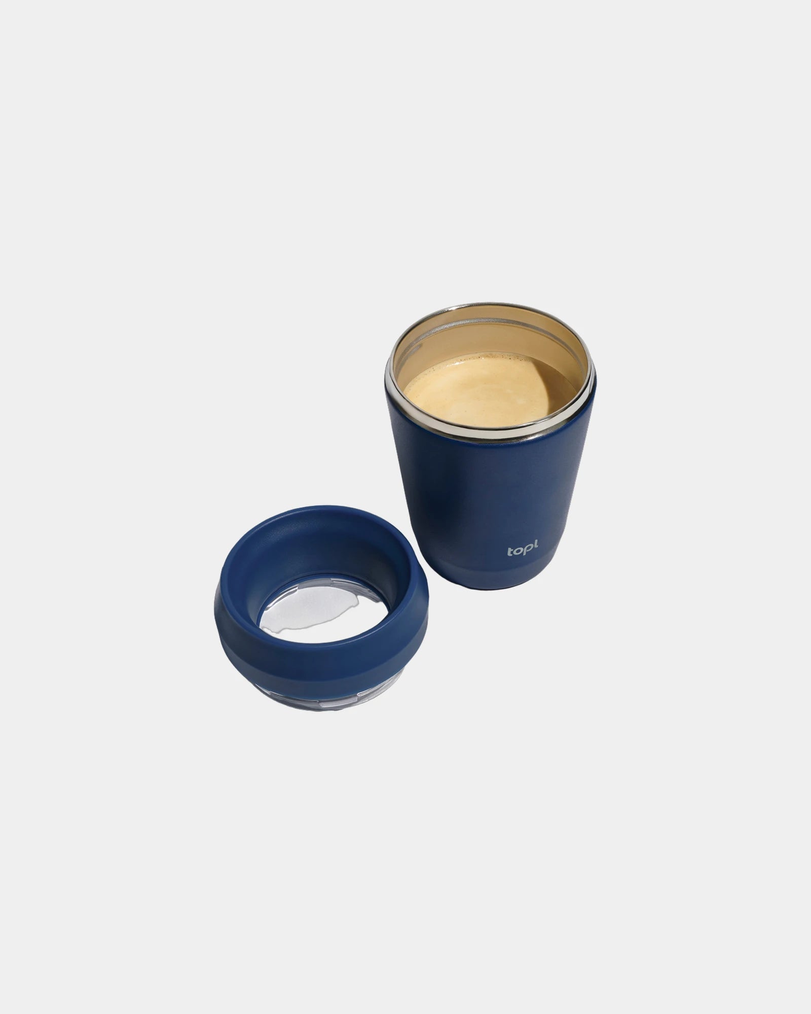 Mug gerecycled staal 235ml deksel 360° om te personaliseren - 5