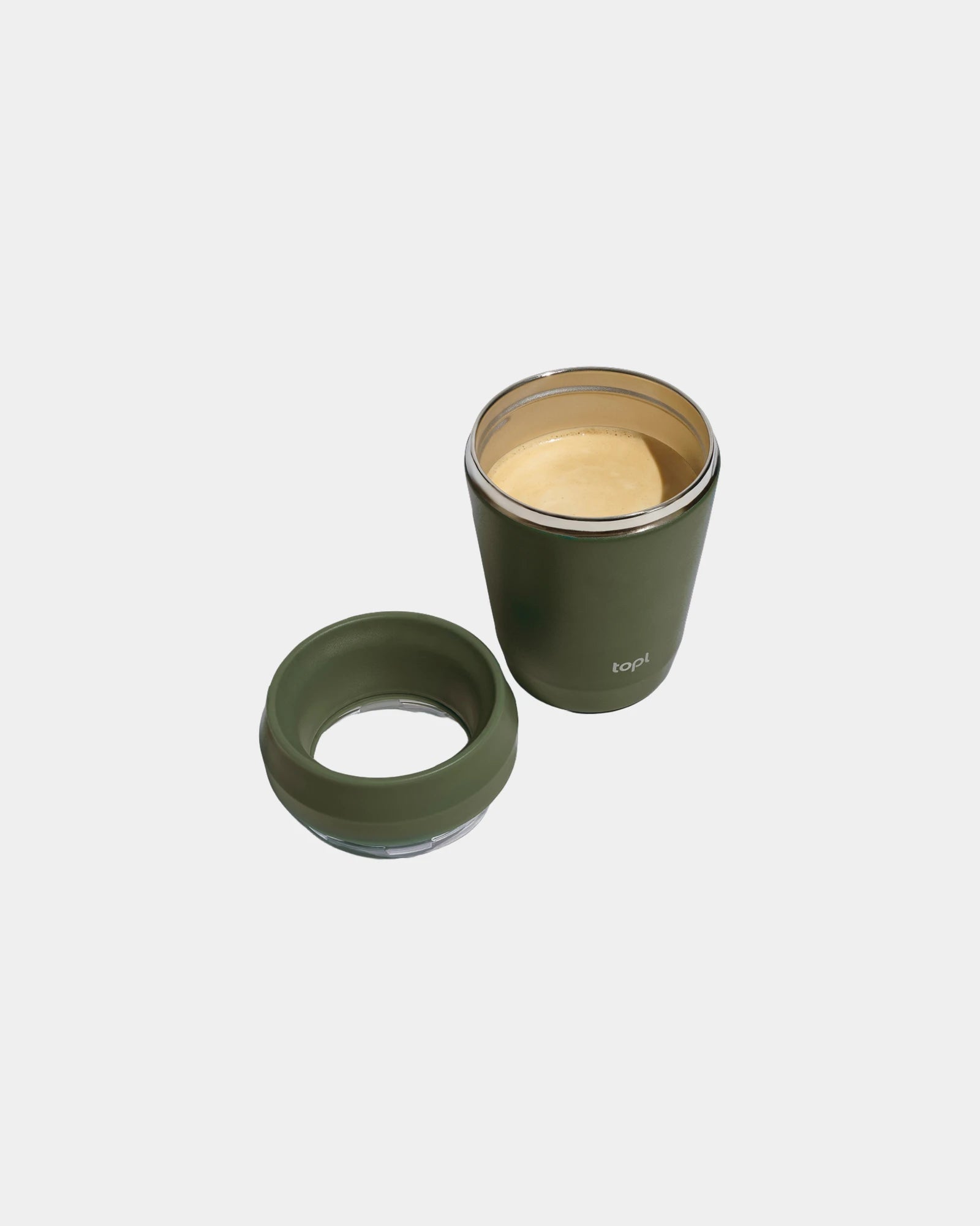 Mug gerecycled staal 235ml deksel 360° om te personaliseren - 12