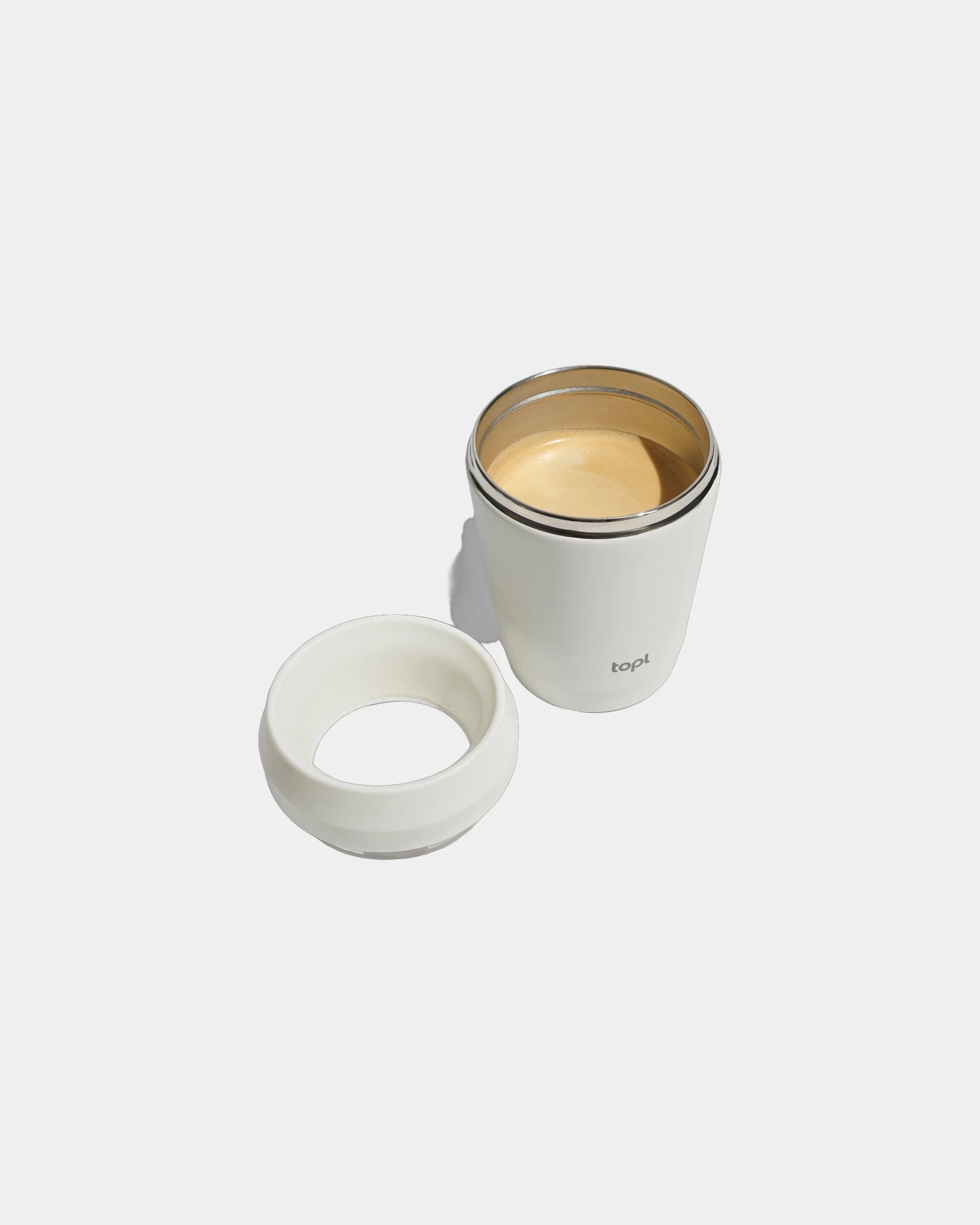 Mug gerecycled staal 235ml deksel 360° om te personaliseren - 18