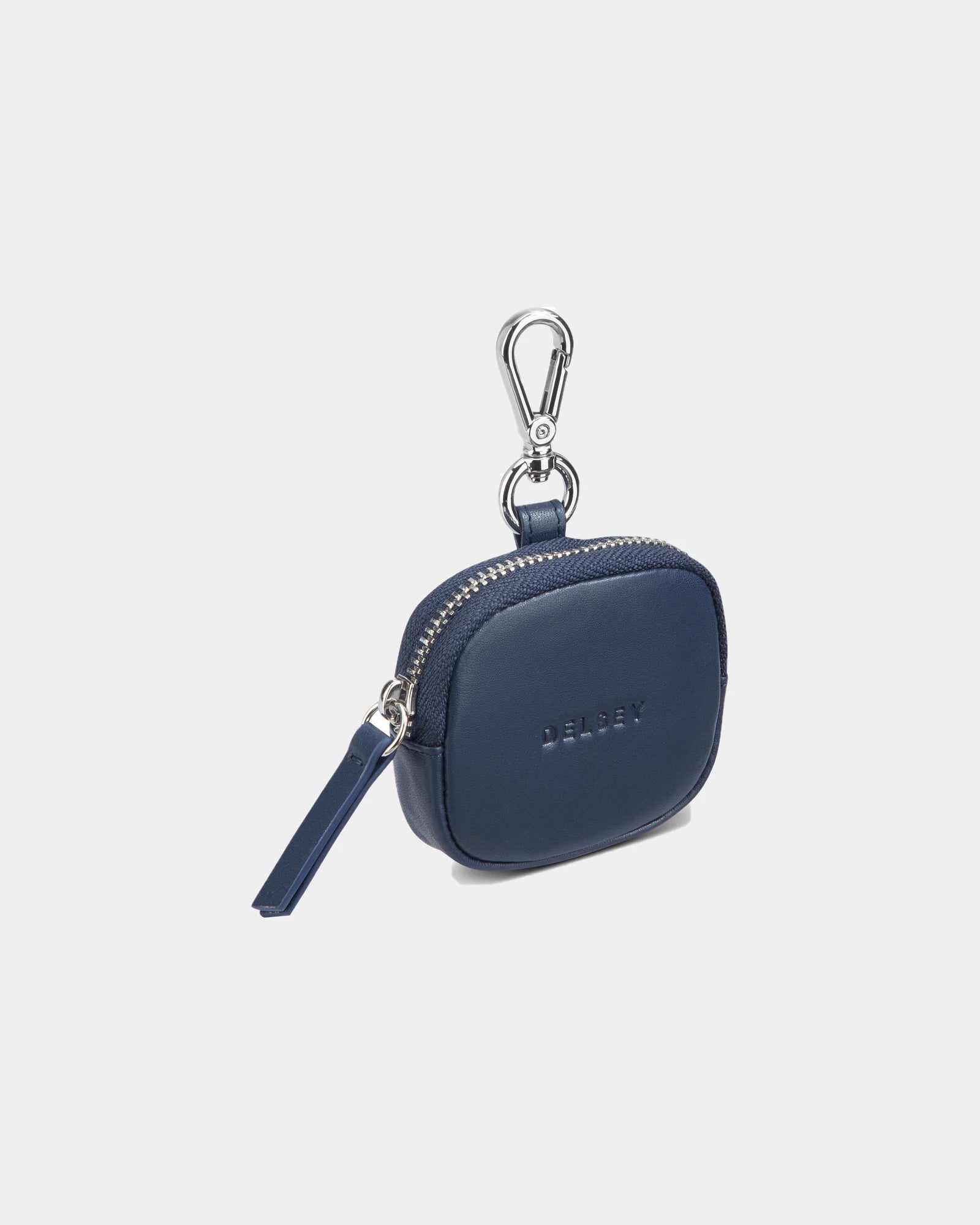 Oordopjeshoes glad leer om te personaliseren - Marineblauw