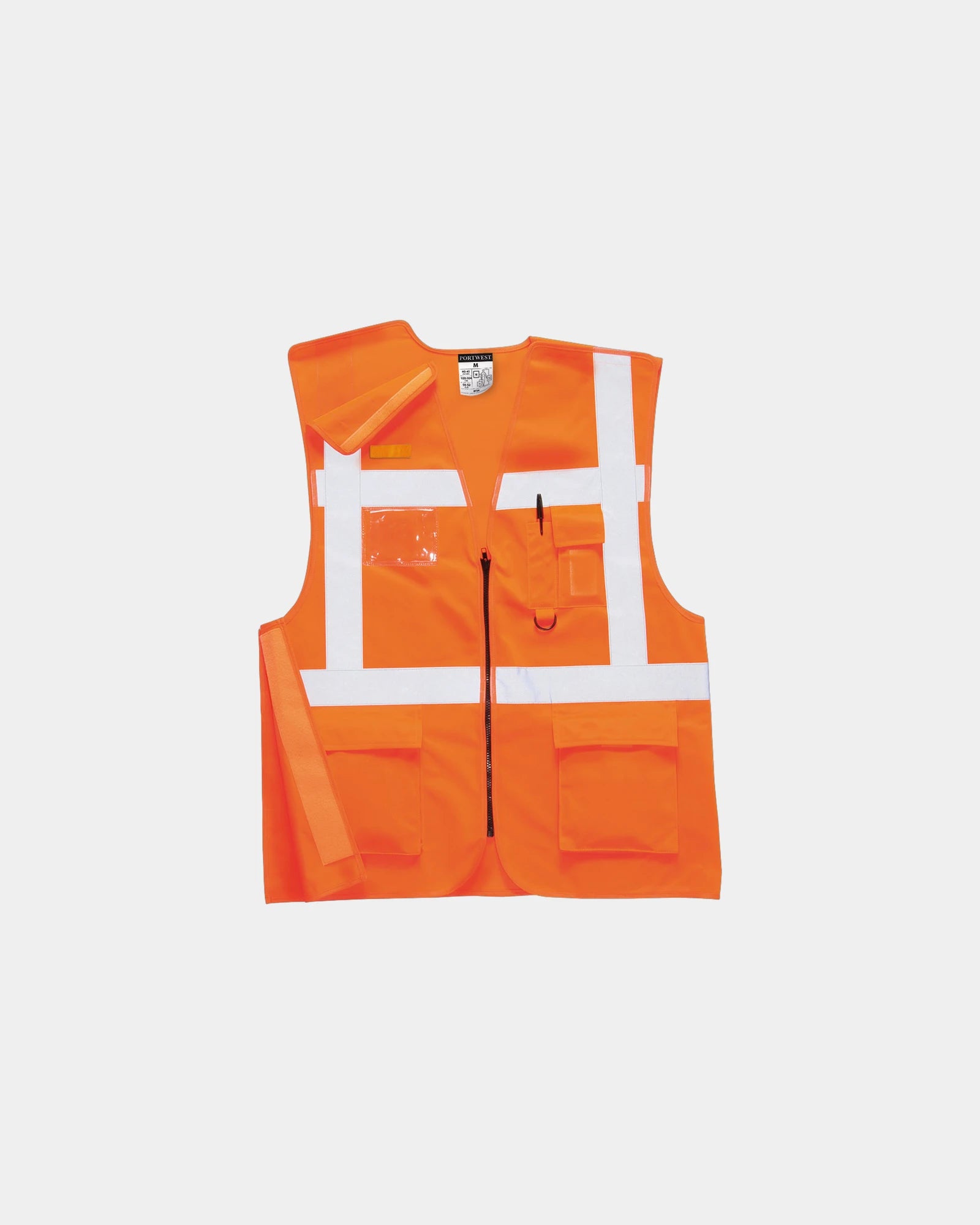 Executive veiligheidsvest polyester RIS om te personaliseren - Oranje