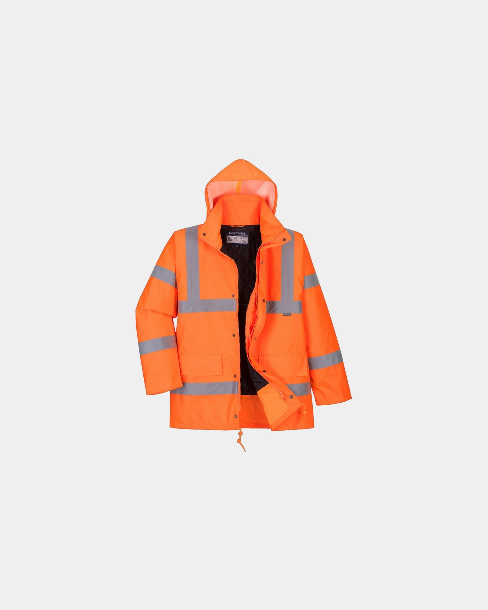 Parka waterdicht ademend hi-vis om te personaliseren - Oranje