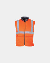 Bodywarmer omkeerbaar waterafstotend om te personaliseren - Oranje