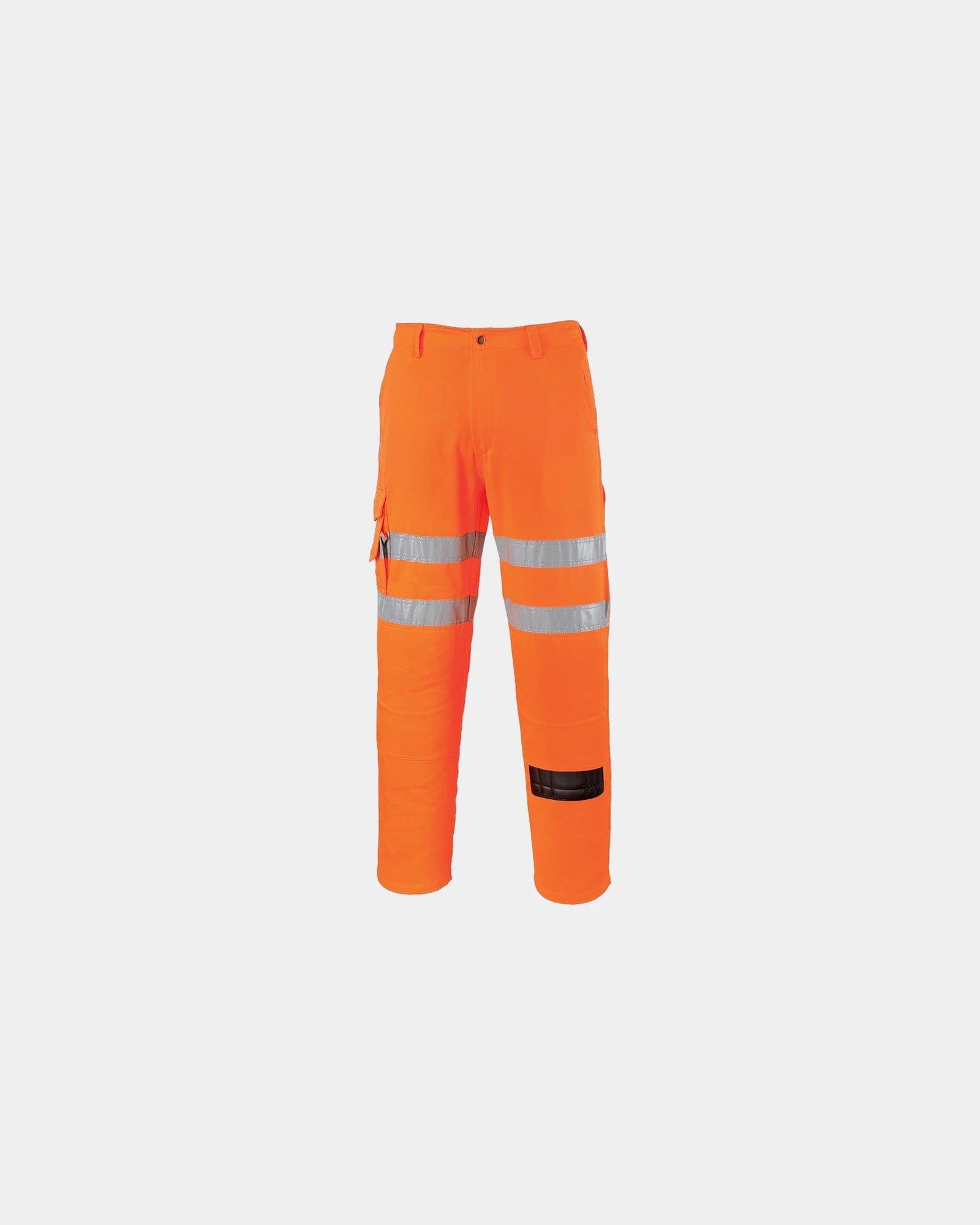 Combatbroek polycoton reflecterend om te personaliseren - Oranje