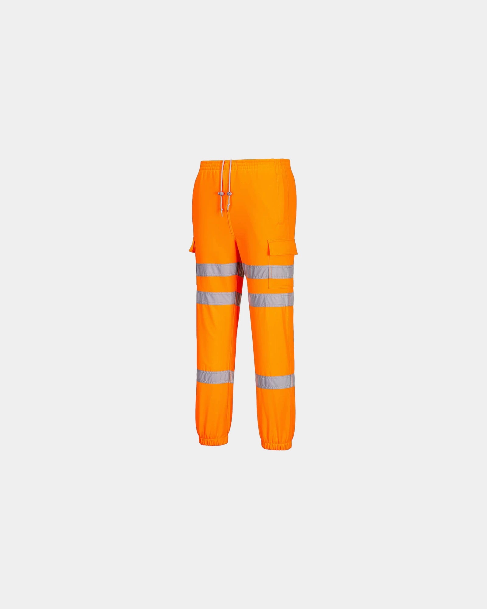 Werkbroek high-vis versterkte knieën om te personaliseren - Oranje