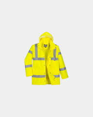 Parka hi-vis waterdicht ademend om te personaliseren - Geel