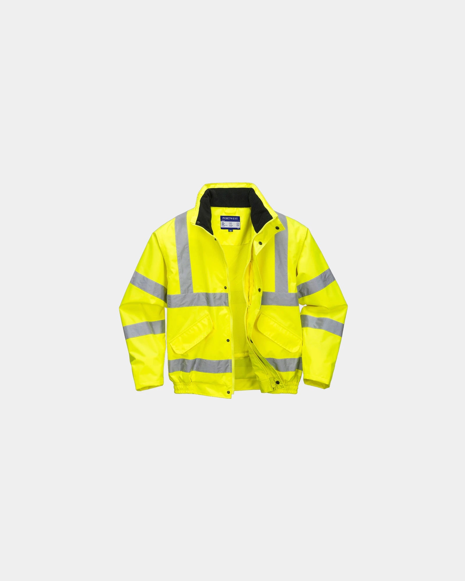 Ademend hi-vis jack om te personaliseren - Geel