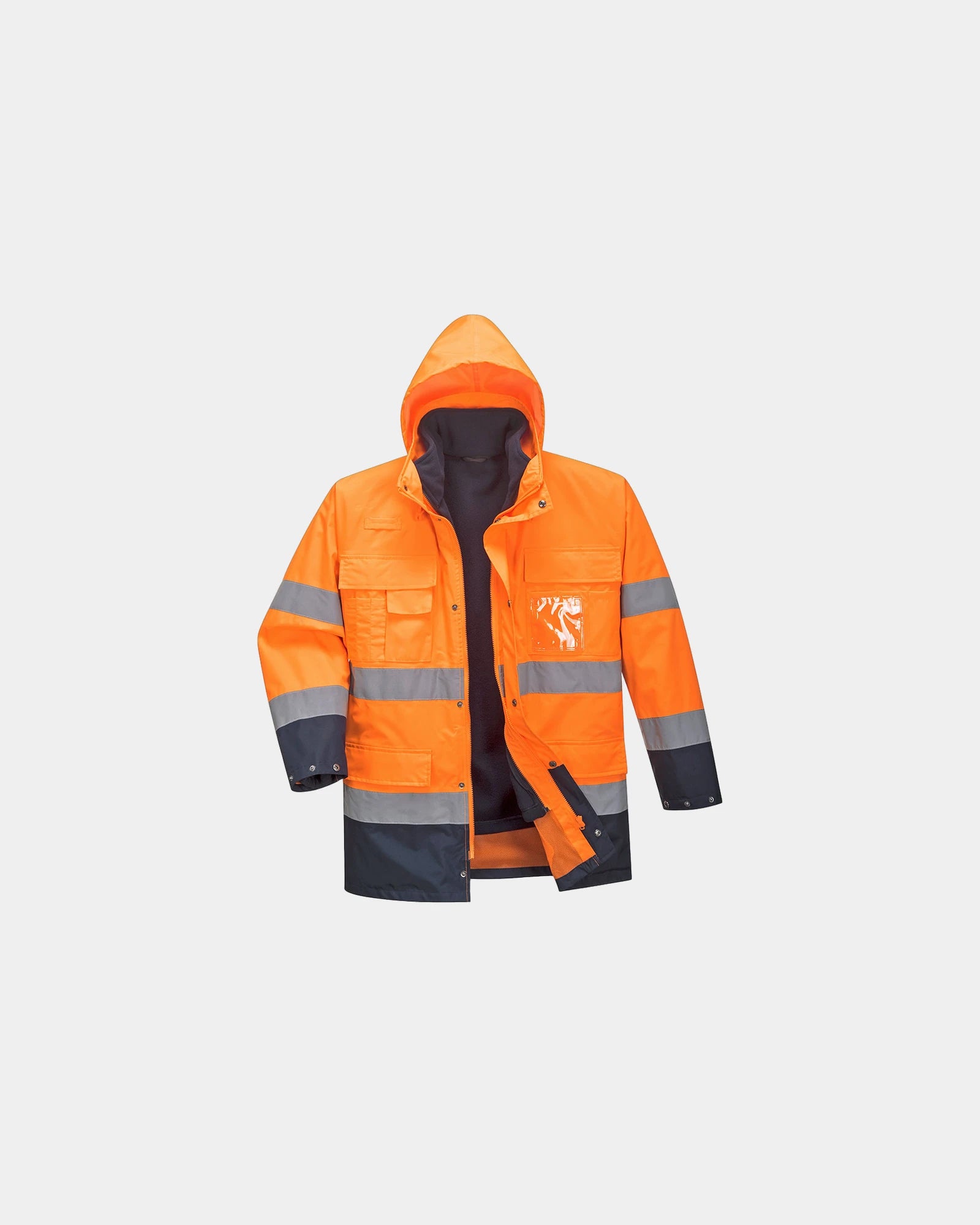 Parka 3-in-1 polyester 200 g/m² om te personaliseren - Oranje