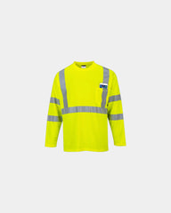 T-shirt hi-vis polyester reflecterend om te personaliseren - Geel