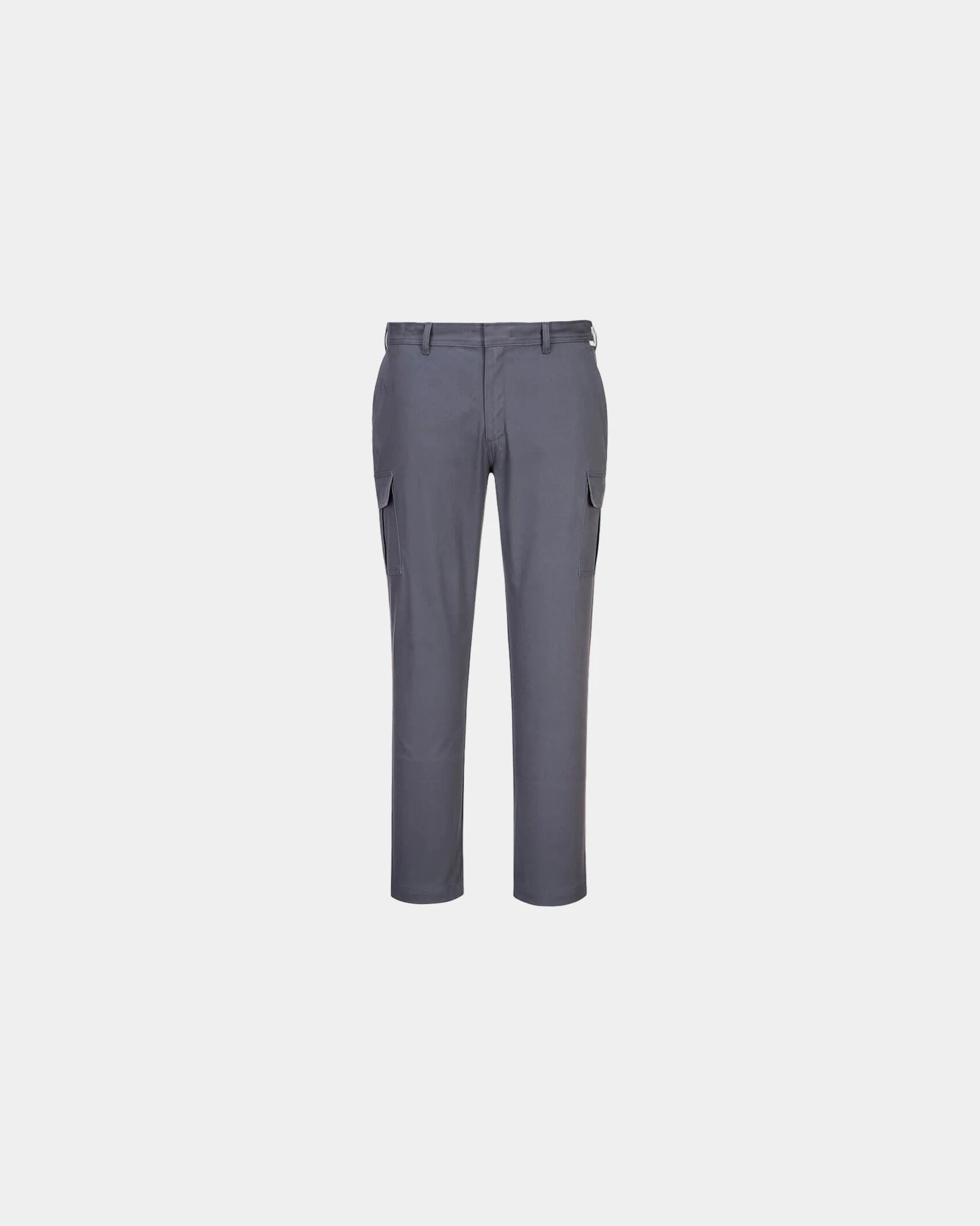Broek stretch katoen cargostijl om te personaliseren - Antraciet