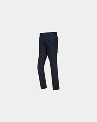 Broek stretch katoen cargostijl om te personaliseren - Nachtblauw