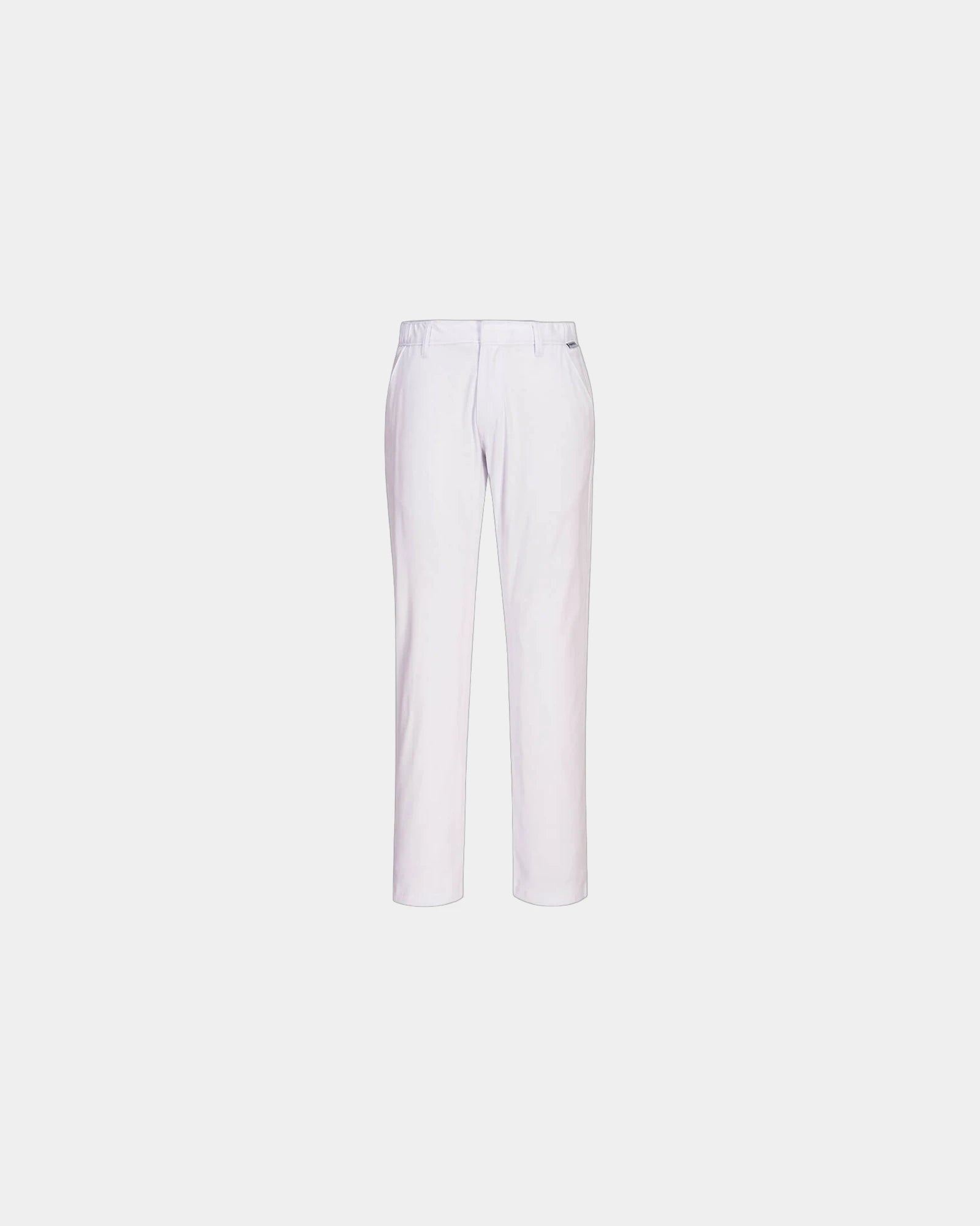Chino broek stretch katoen slim fit om te personaliseren - Wit