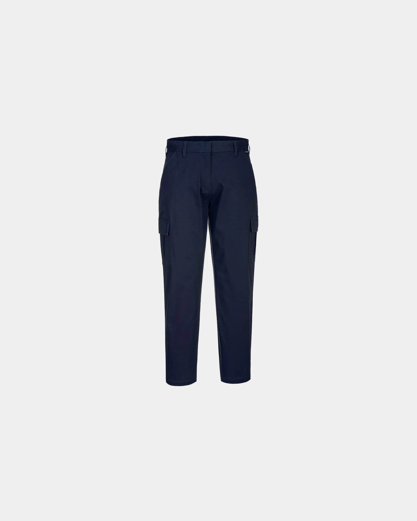 Chino stretch dames slim fit om te personaliseren - Nachtblauw