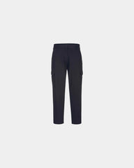 Chino stretch dames slim fit om te personaliseren - Zwart-Hemelsblauw