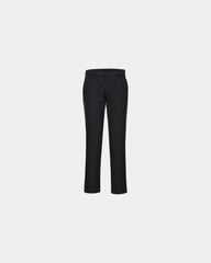 Chinobroek dames stretch slim fit om te personaliseren - Zwart-Hemelsblauw