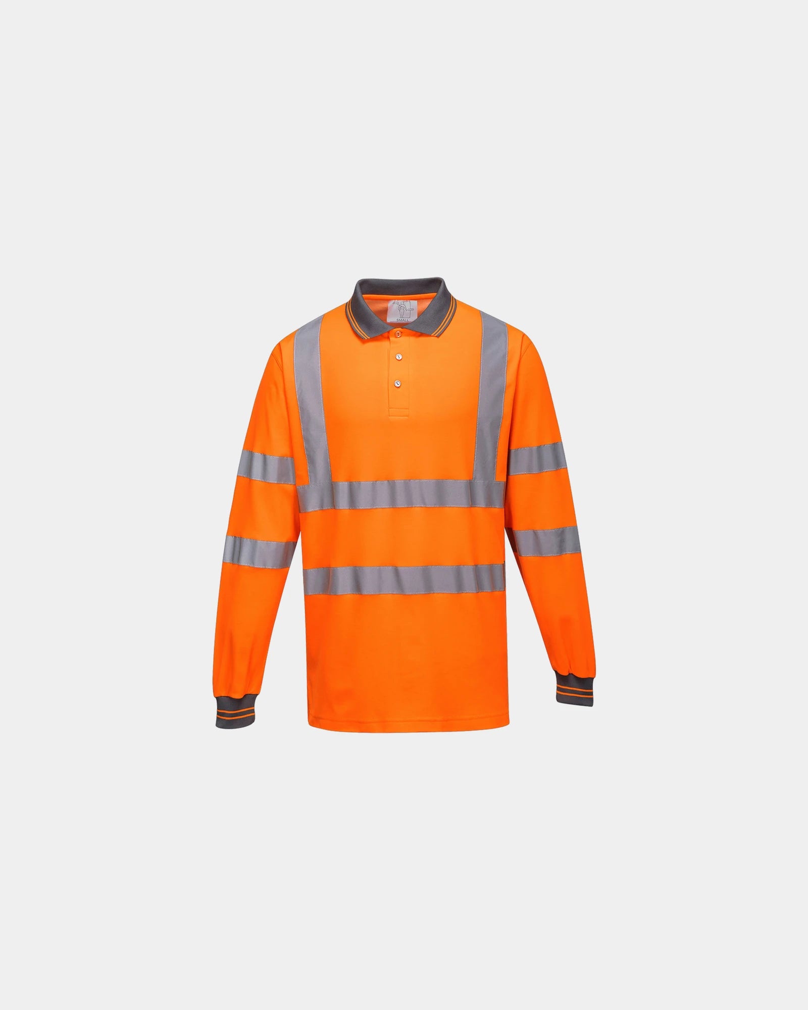Polo katoenmix hoge zichtbaarheid om te personaliseren - Oranje